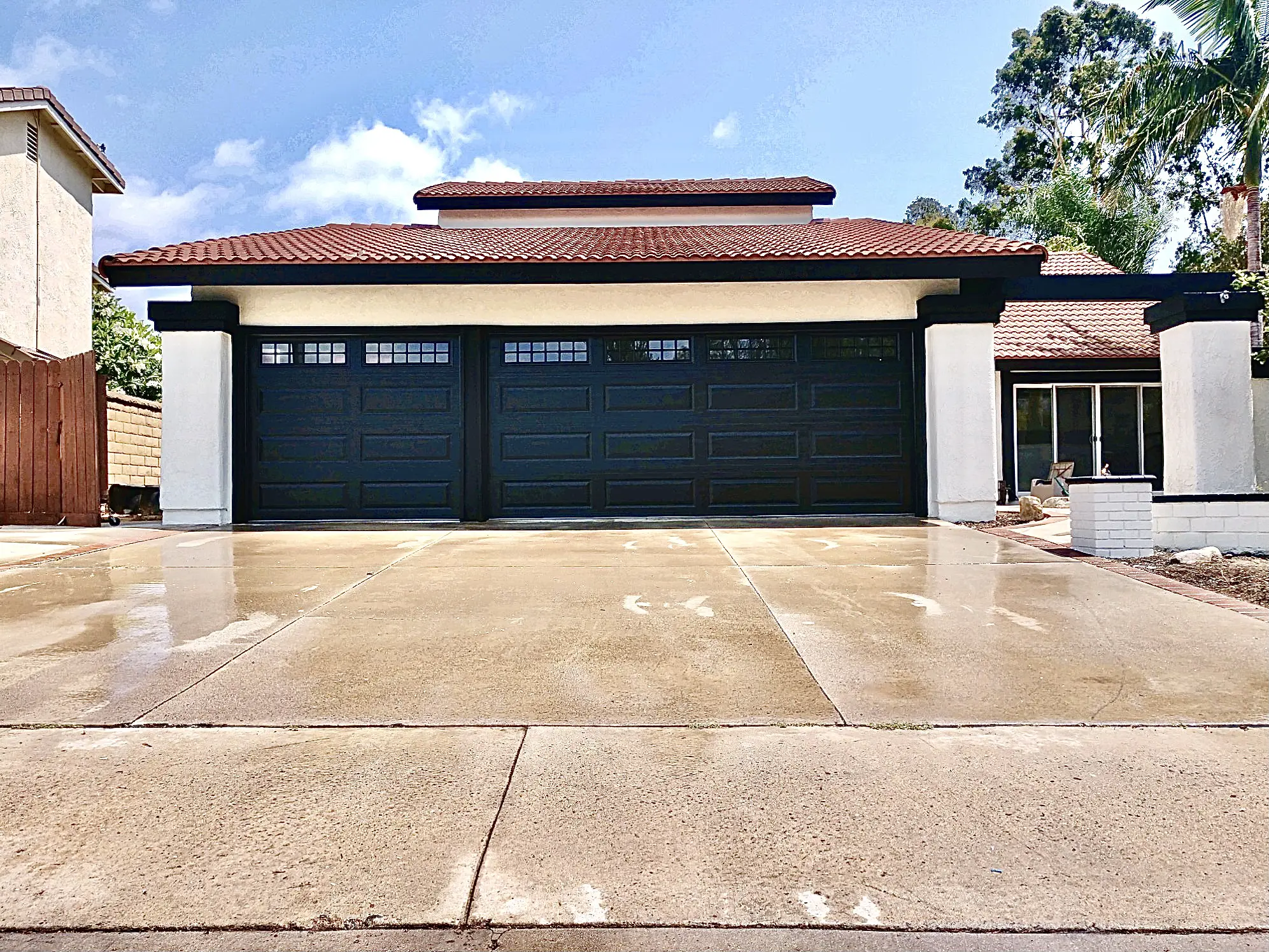 Professionally painted Orange County home exterior
